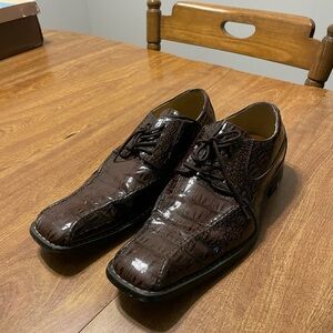 Elegant Brown Men's Dress Shoes